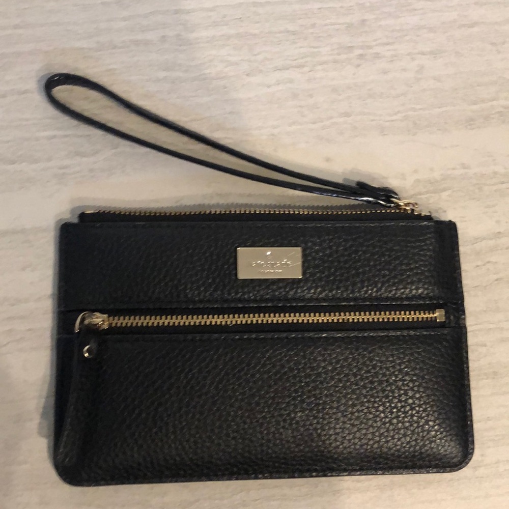 Kate spade black wristlet